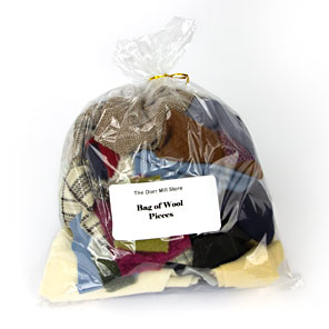 Bag of Wool Pieces