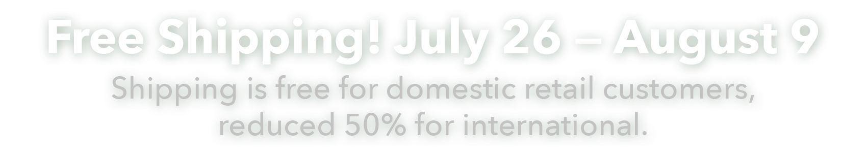 July Sale!