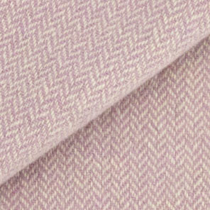 2123 - Soft Lilac & White Skinny Herringbone
