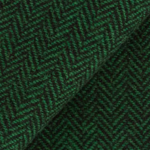 2522 - Green & Navy Skinny Herringbone