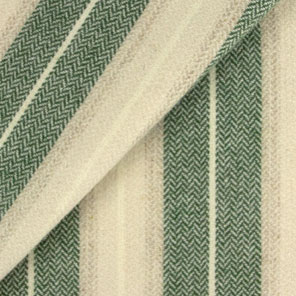 5724 - Natural Stripe with Grass Green