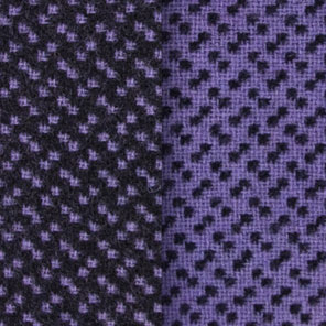 Hand Dyed Single Strip - Dotted Purple