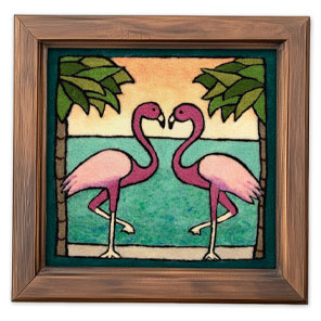 Florida Flamingos Needle Felting Kit
