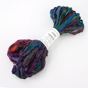 Sari Ribbon - Black Cherry Color