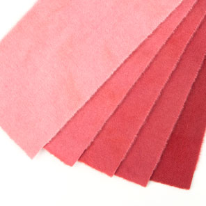 Hand Dyed Oriental Red Swatch